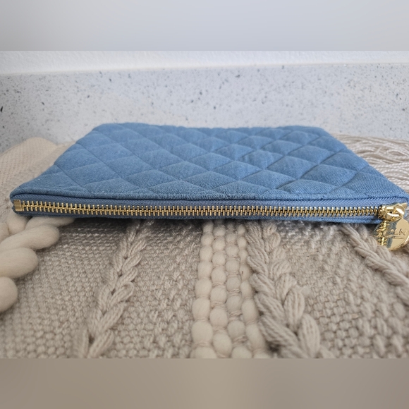 Denim Flat Pouch - Picture 4 of 9